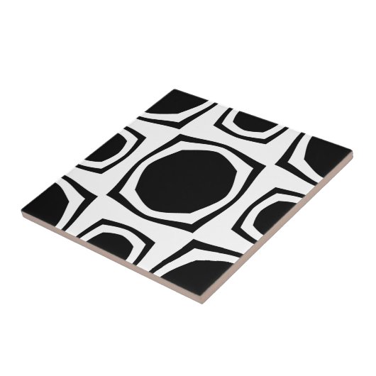 レトロB&W タイル (側面)