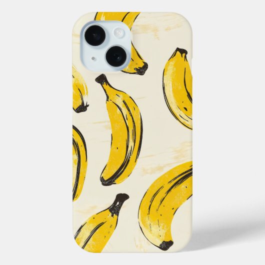 レトロBanana iPhoneケース Case-Mate iPhoneケース (裏面)