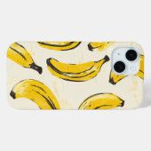 レトロBanana iPhoneケース Case-Mate iPhoneケース (裏面 (横))