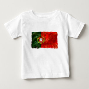 レトロBandeira Portuguesa - Estilo ベビーTシャツ