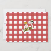 レトロBBQパーティの招待状 招待状 (裏面)