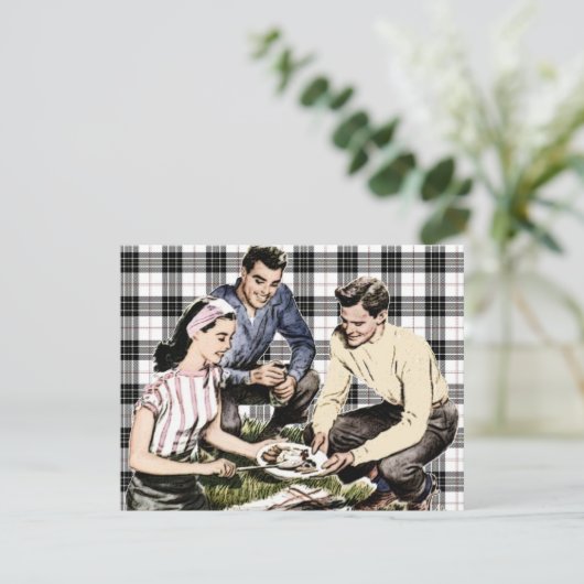 レトロBBQ 招待状 (スタンド正面)