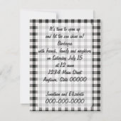 レトロBBQ 招待状 (裏面)