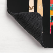 レトロBe親切な手手指言語ASLパズル自閉症 マウスパッド (コーナー)