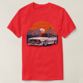 レトロBMW E30 M3 Tシャツ (デザイン正面)