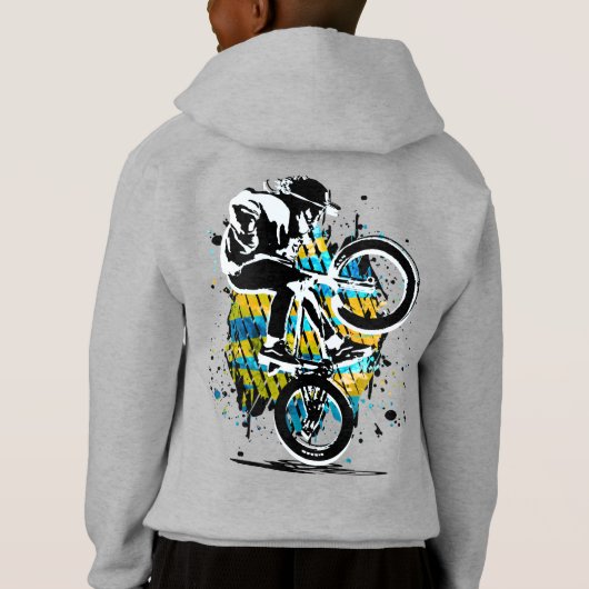 レトロBMXバイク – BMXトリックジャンプフラットランド (裏面)