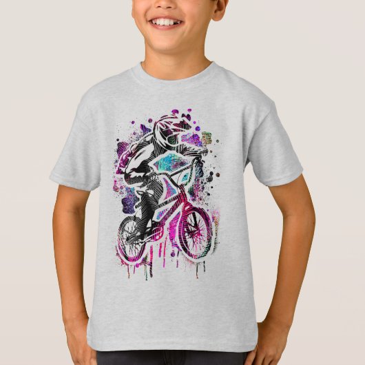 レトロBmx Tシャツ – ヴィンテージBmxバイク (正面)