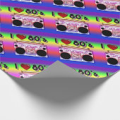 レトロBoomboxの80年代 ラッピングペーパー (角)