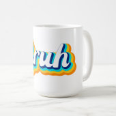 レトロBruh コーヒーマグカップ (正面右)