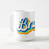 レトロBruh コーヒーマグカップ (正面左)
