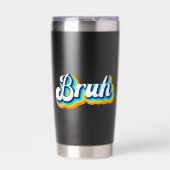 レトロBruh 保温保冷タンブラー (正面)