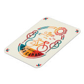 レトロCおよびOカナル自転車トレイル。 マグネット (左側)