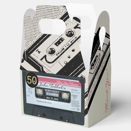 レトロC Audiotape 50th誕生日ありがとうGFB フェイバーボックス (オープン)