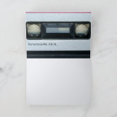 レトロC Audiotape 50th birthday recto-verso名前C カード (内部)