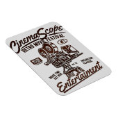 レトロCinemaScopeフレキシブル磁石 マグネット (右側)