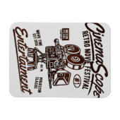 レトロCinemaScopeフレキシブル磁石 マグネット (横)