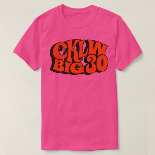 レトロCKLW 800ウィンザーラジオ局 Tシャツ (デザイン正面)