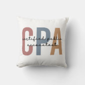 レトロCPA公認会計士 クッション (正面)