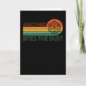 レトロD20 RPGサイコロ カード (正面)