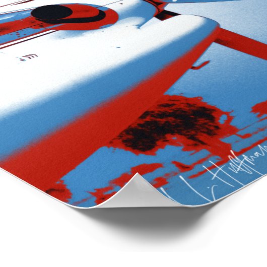 レトロDC-3 ポスター (角)