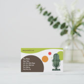 レトロDJの名刺、 名刺 (スタンド正面)