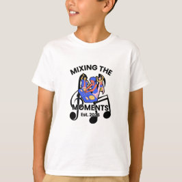 レトロDJミュージックミックスTシャツ Tシャツ