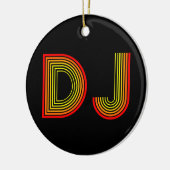 レトロDJ セラミックオーナメント (左)
