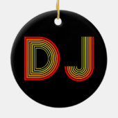 レトロDJ セラミックオーナメント (裏面)