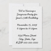 レトロDo Tellサプライズパーティー 招待状 (裏面)