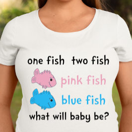 レトロDr. Suessテーマ性別Tシャツを明らかにする Tシャツ