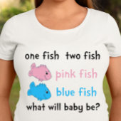 レトロDr. Suessテーマ性別Tシャツを明らかにする Tシャツ