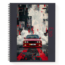 レトロE30 M3 シネマティックアート スパイラルノート – JDM &