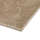 レトロfeater淡い色のパターン カッティングボード (角)