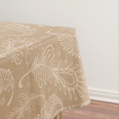 レトロfeater淡い色のパターン テーブルクロス (インサイチュ)