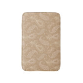 レトロfeater淡い色のパターン バスマット (正面縦)