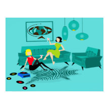 レトロGIrlsの夜のポスター