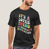 レトロGroovyあなたがunderしない宝くじ物 Tシャツ (正面)