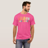 レトロGroovyカオスコーディネーターMom先生戻る Tシャツ (正面フル)