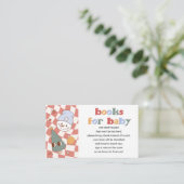 レトロGroovyクリスマスブックリクエスト エンクロージャーカード (スタンド正面)