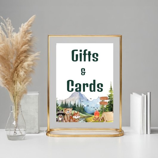 レトロGroovyデイジーフラワーギフト&カード誕生日 ポスター