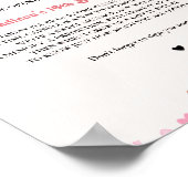 レトロGroovyデイジーベビーシャワー時間カプセルポスター ポスター (角)