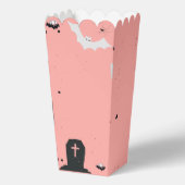 レトロGroovyハロウィンスプキー1歳の誕生日 フェイバーボックス (裏面)