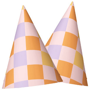 レトロGroovyハロウィーン最初の誕生日パーティハット パーティーハット