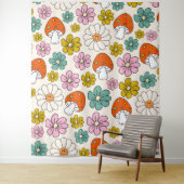 レトロGroovyパターン70s-60s-80s タペストリー (インサイチュ)