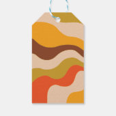 レトロGroovyヒッパイフラワースウィート16ありがとう ギフトタグ (裏面)