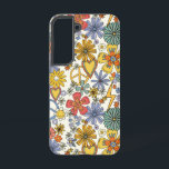 レトロGroovyヒッピー花ハート Samsung Galaxy S22ケース<br><div class="desc">レトロGroovyヒッピー花ハートサムスンギャラクシー電話ケース頭が切れるは、花の溝深いレトロなパターン、ロマンチックな愛のハートと平和のサインを特徴とする。クリスマス、誕生日、母の日、友達などへの贈り物として最高の完璧である。設計： © Evco Studio www.zazzle.com/store/evcostudio</div>