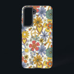 レトロGroovyヒッピー花ハート Samsung Galaxy S21ケース<br><div class="desc">レトロGroovyヒッピー花ハートサムスンギャラクシー電話ケース頭が切れるは、花の溝深いレトロなパターン、ロマンチックな愛のハートと平和のサインを特徴とする。クリスマス、誕生日、母の日、友達などへの贈り物として最高の完璧である。設計： © Evco Studio www.zazzle.com/store/evcostudio</div>