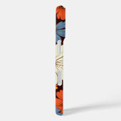 レトロGroovyヒッピー花レッドブルーホワイトイエロー Case-Mate iPhoneケース (裏面 / 右)