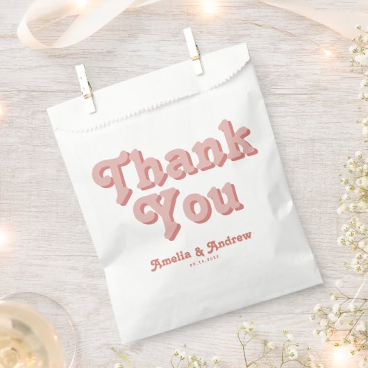 レトロGroovyフローラ1970はっきりしたs結婚 フェイバーバッグ (クリップ留めされた状態)