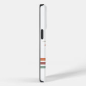 レトロGroovyライン70の80s黄色オレンジグリーン Case-Mate iPhoneケース (裏面 / 右)